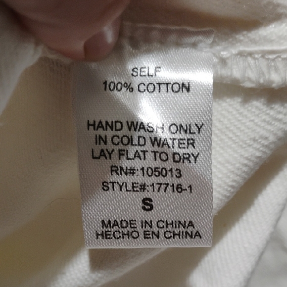 SALE! Savanna Jane Denim Distressed Jacket/Sequin Indian Head Embroidery (X1) - Picture 4 of 4